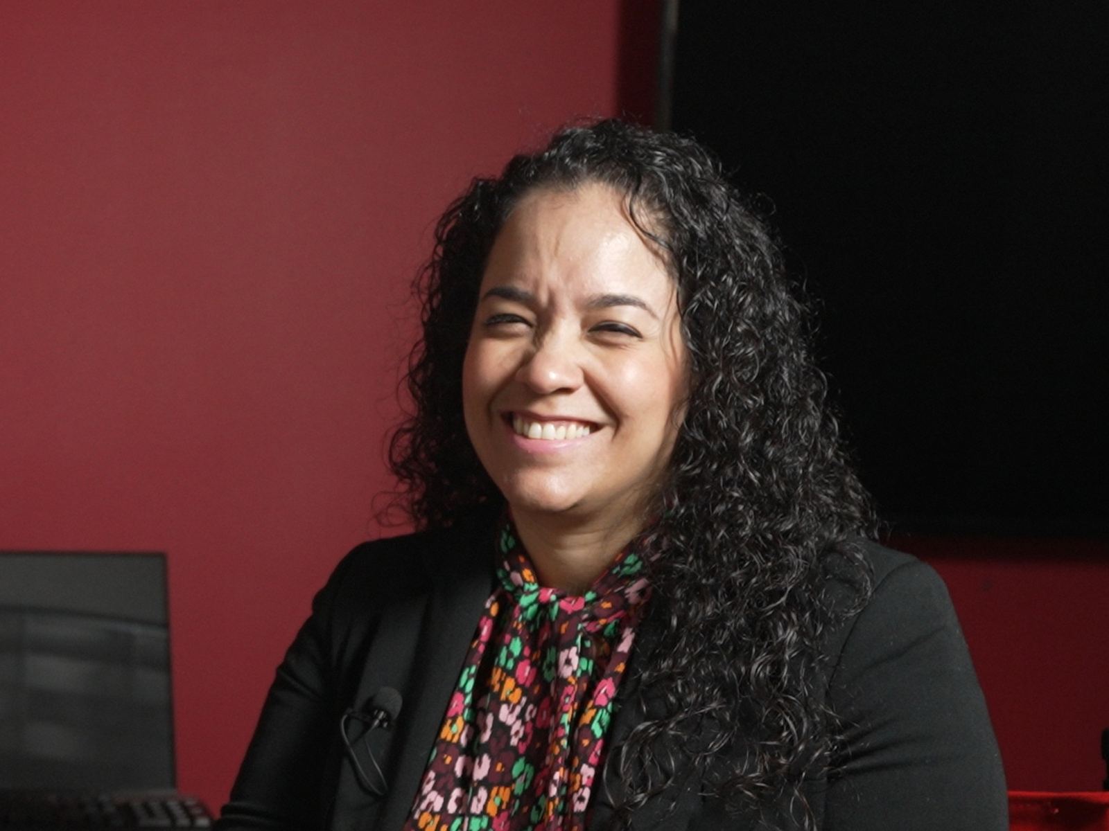 Raysa Rodriguez during her testimonial for Diallo J. Stevens