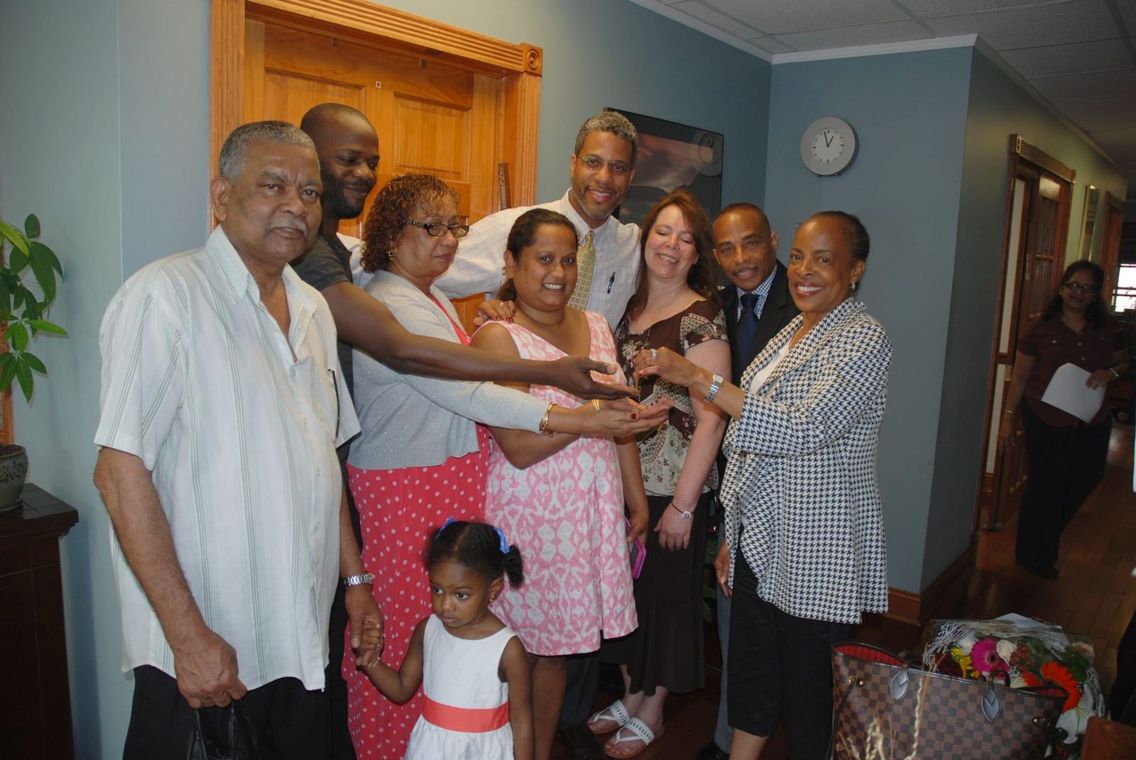 With a family in their home